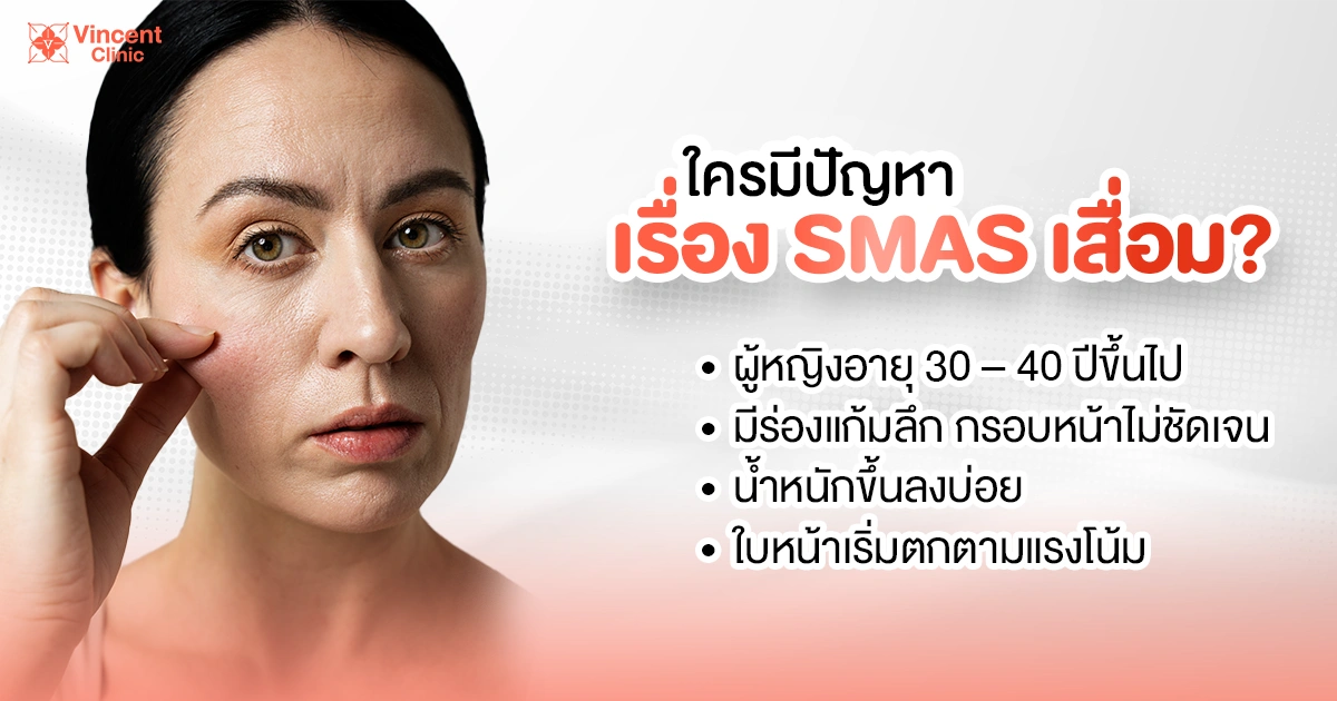 ใครมีปัญหาเรื่อง SMAS เสื่อม