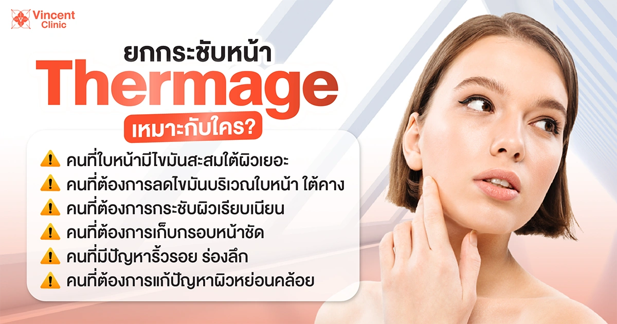 ยกกระชับ Thermage เหมาะกับใคร