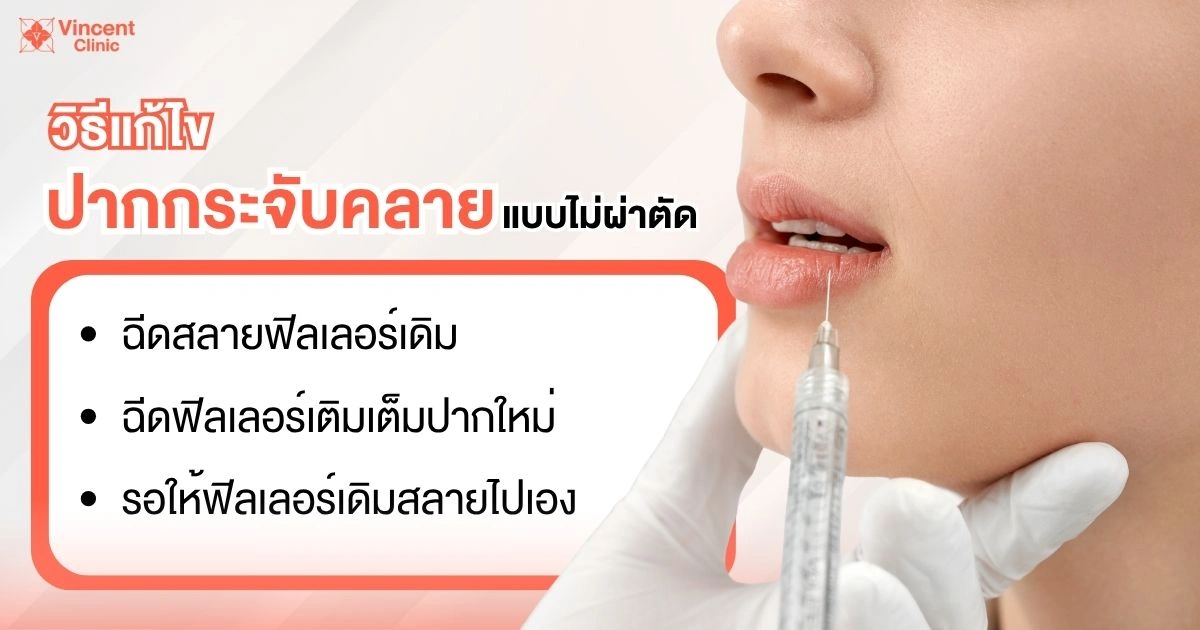 วิธีแก้ไขปากกระจับคลาย