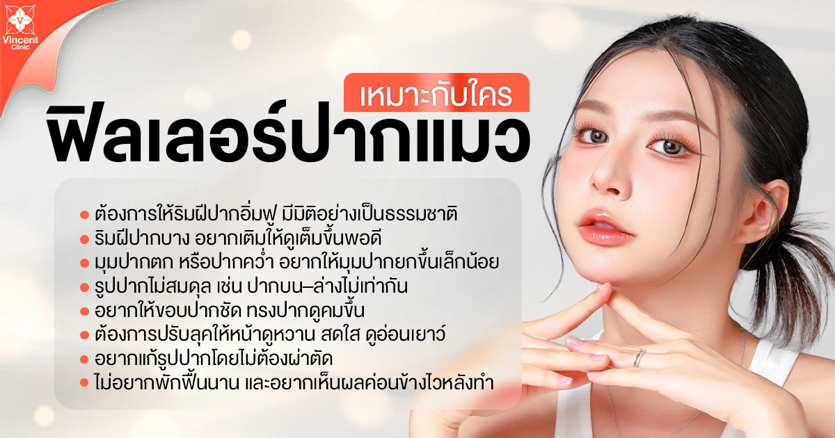 ฉีดฟิลเลอร์ปากแมว ราคาเท่าไหร่