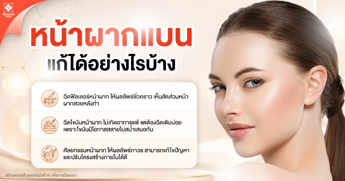 วิธีแก้หน้าผากแบน