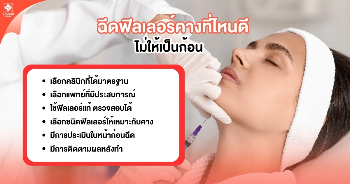 ฉีดฟิลเลอร์คางที่ไหนดี