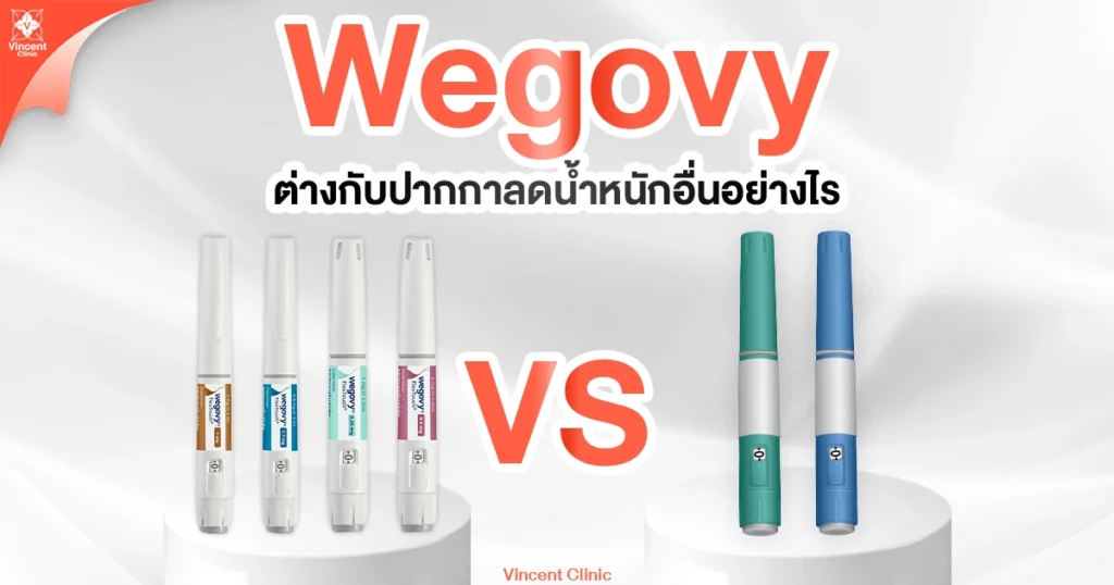 Wegovy ต่างกับปากกาลดน้ำหนักตัวอื่นอย่างไร