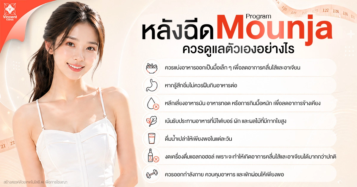 หลังฉีด Mounjaro ควรดูแลตัวเองอย่างไร