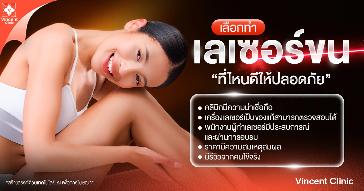 เลือกทำเลเซอร์ขนอย่างไรให้ปลอดภัย เลือกทำเลเซอร์ขนอย่างไรให้ปลอดภัย