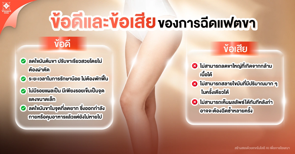 ข้อดีและข้อเสียของการฉีดแฟตขา ข้อดีและข้อเสียของการฉีดแฟตขา