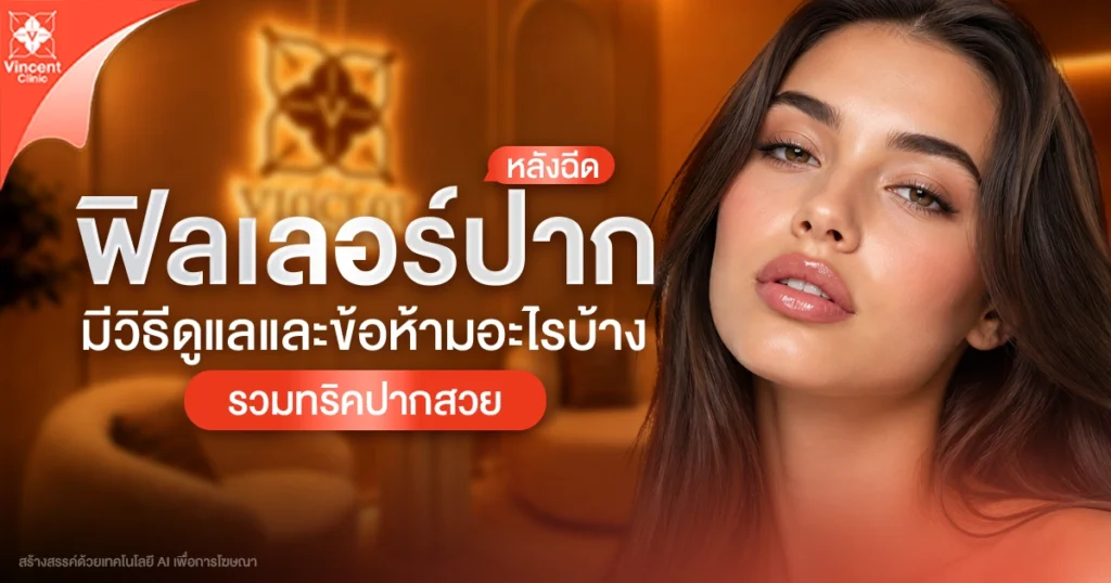 หลังฉีดฟิลเลอร์ปาก