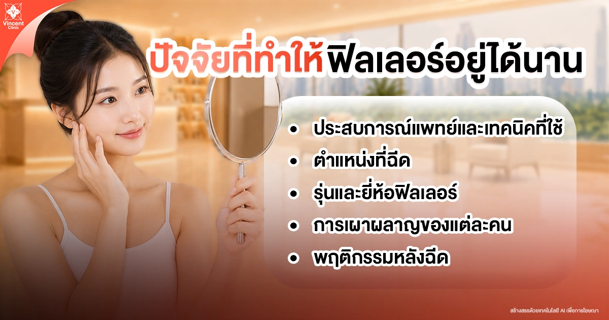 ปัจจัยที่ทำให้ฟิลเลอร์อยู่ได้นาน