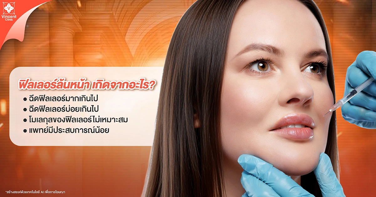 ฟิลเลอร์ล้นหน้า เกิดจากอะไร