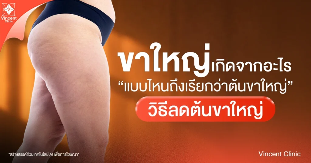 ขาใหญ่ เกิดจากอะไร