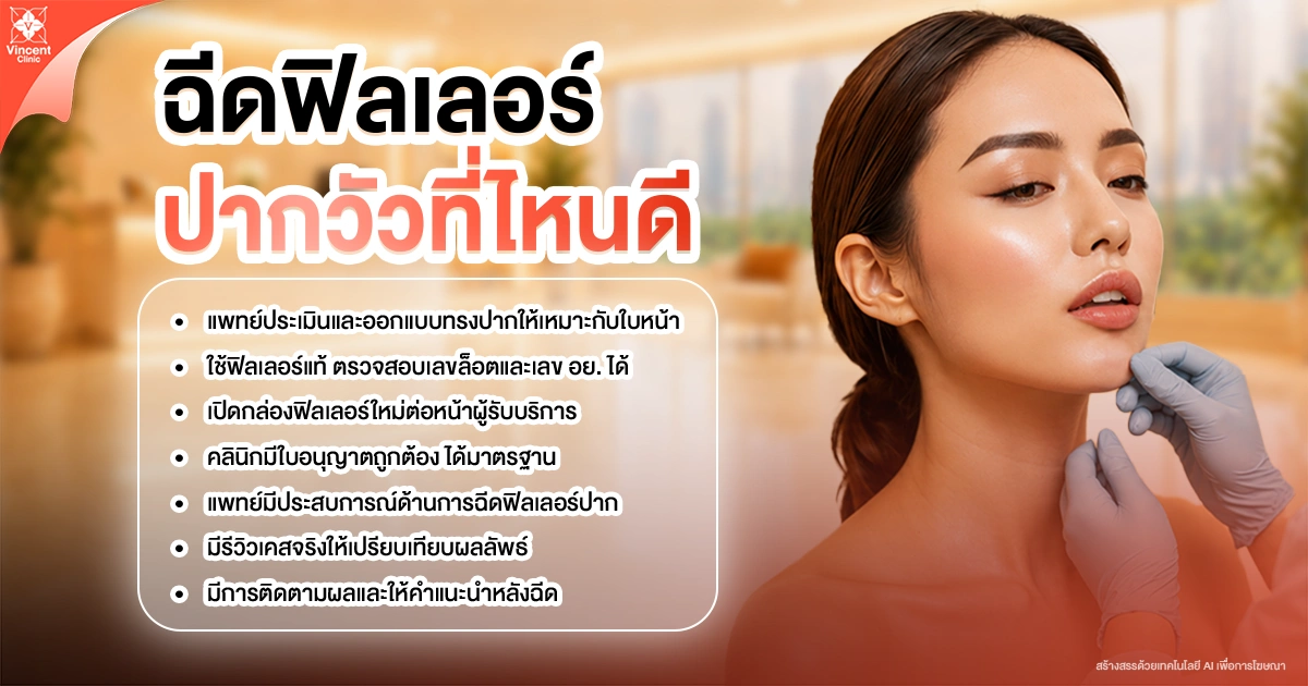 ฉีดฟิลเลอน์ปากวัวที่ไหนดี