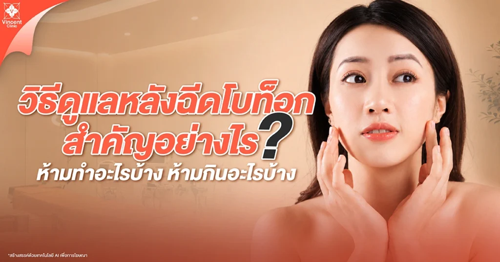 วิธีดูแลตัวเองหลังฉีดโบสำคัญอย่างไร