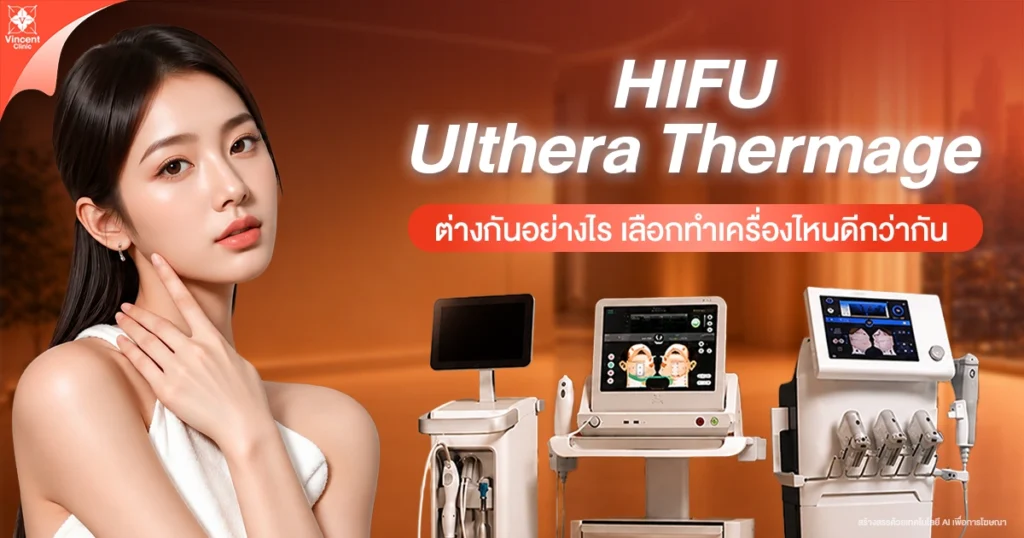 HIFU Ulthera Thermage ต่างกันอย่างไร