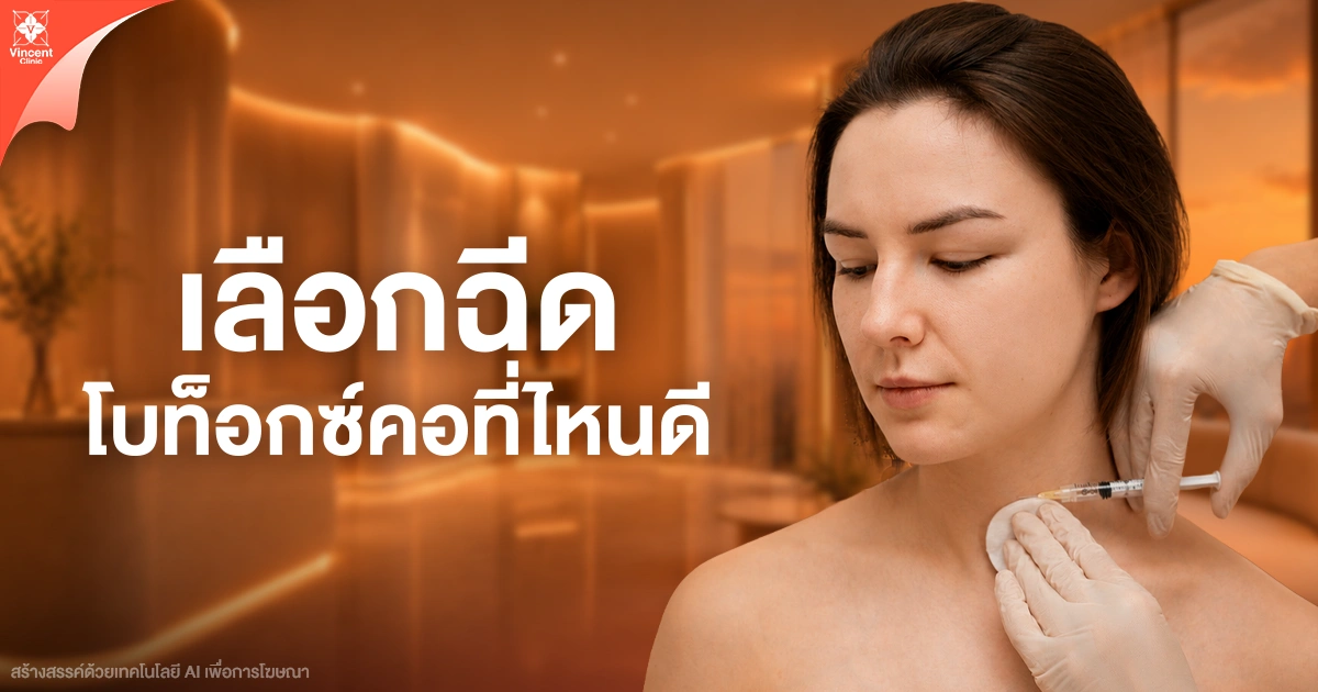 เลือกฉีดโบท็อกซ์คอที่ไหนดี