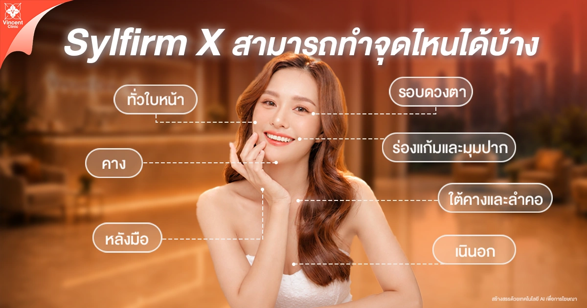 Sylfirm X ทำจุดไหนได้บ้าง