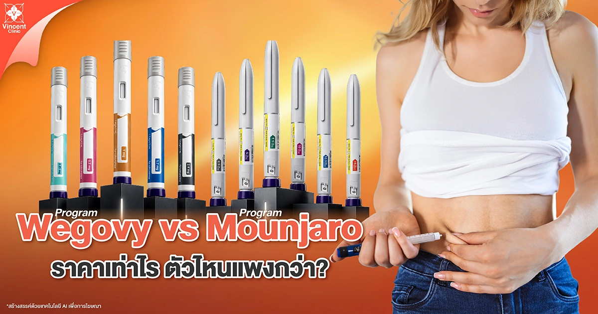 How much do Mounjaro and Wegovy cost? Mounjaro vs Wegovy ราคาเท่าไร