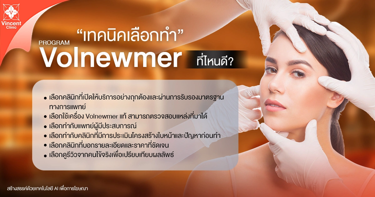 How to choose the best place for Volnewmer treatment? เทคนิคเลือกทำ Volnewmer ที่ไหนดี