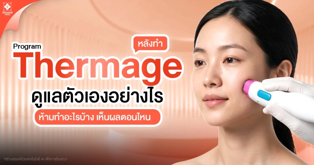 หลังทำ Thermage ดูแลตัวเองอย่างไร