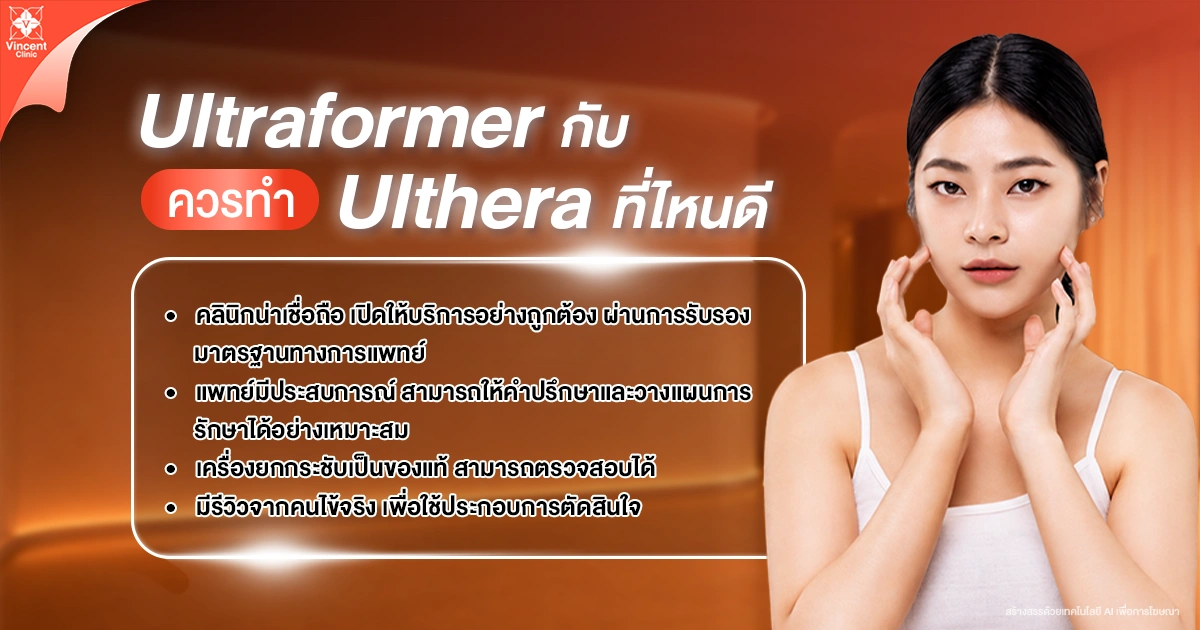 Where is the best place to get Ultraformer or Ulthera treatment? Ultraformer กับ Ulthera ทำที่ไหนดี?