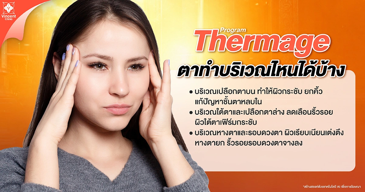 Thermage ตาทำบริเวณไหนได้บ้าง