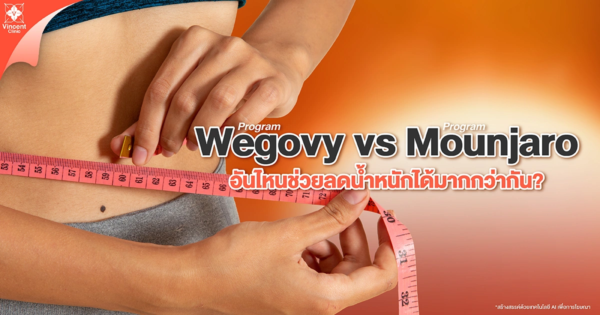 Which is more effective for weight loss, Wegovy or Mounjaro? Wegovy vs Mounjaro อันไหนช่วยลดน้ำหนักได้มากกว่ากัน?