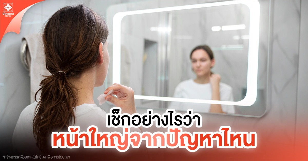 How to check if you have a large face. เช็กอย่างไรว่าหน้าใหญ่