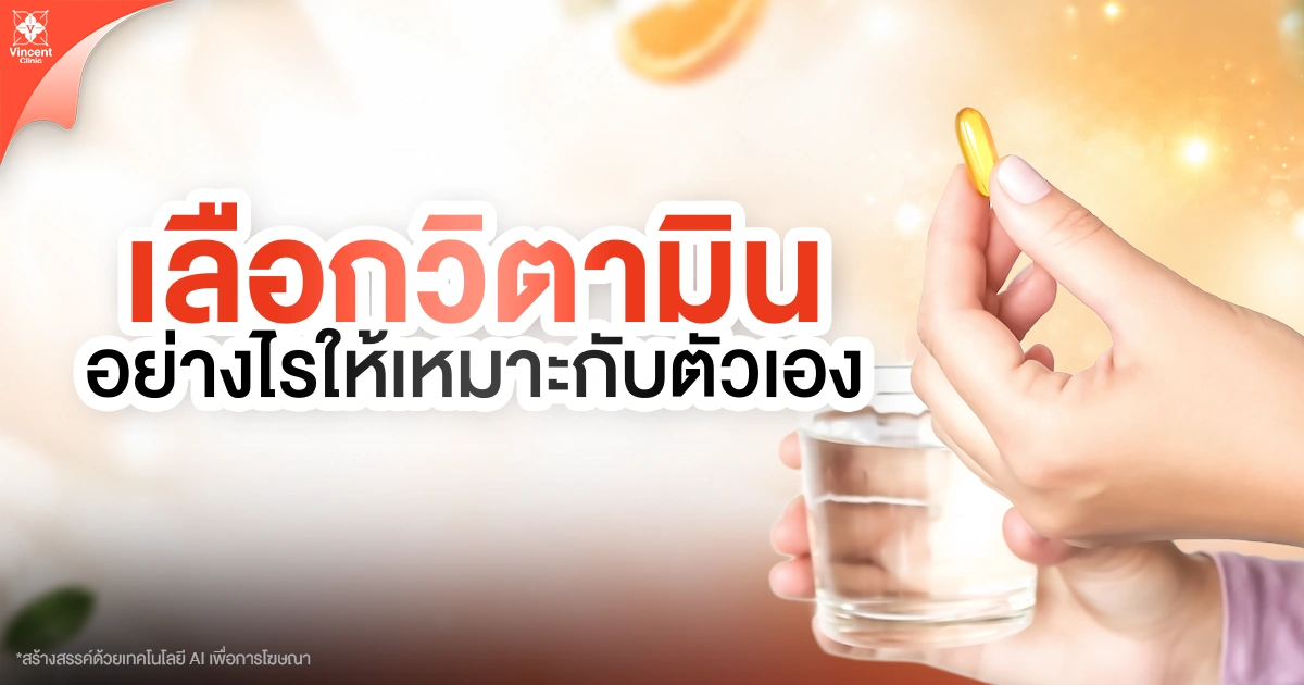 How to choose the right vitamins for your needs? เลือกวิตามินอย่างไรให้เหมาะกับตัวเอง