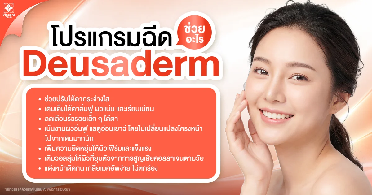 What does Deusaderm help with? Deusaderm ช่วยอะไรบ้าง