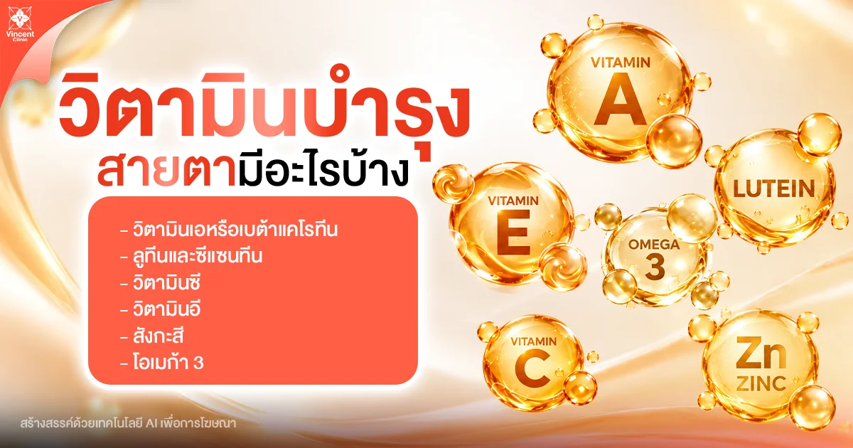 วิตามินบำรุงสายตา มีอะไรบ้าง